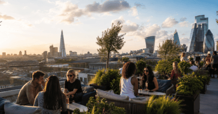 Os Melhores Rooftops para Aproveitar o Verão em Londres