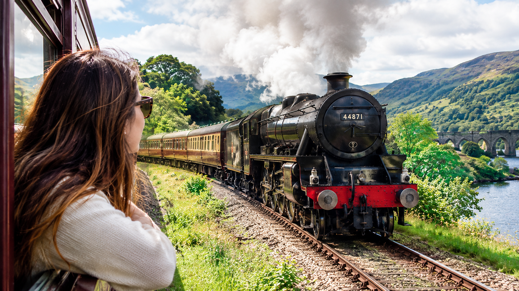 turismo de trem a vapor na Inglaterra